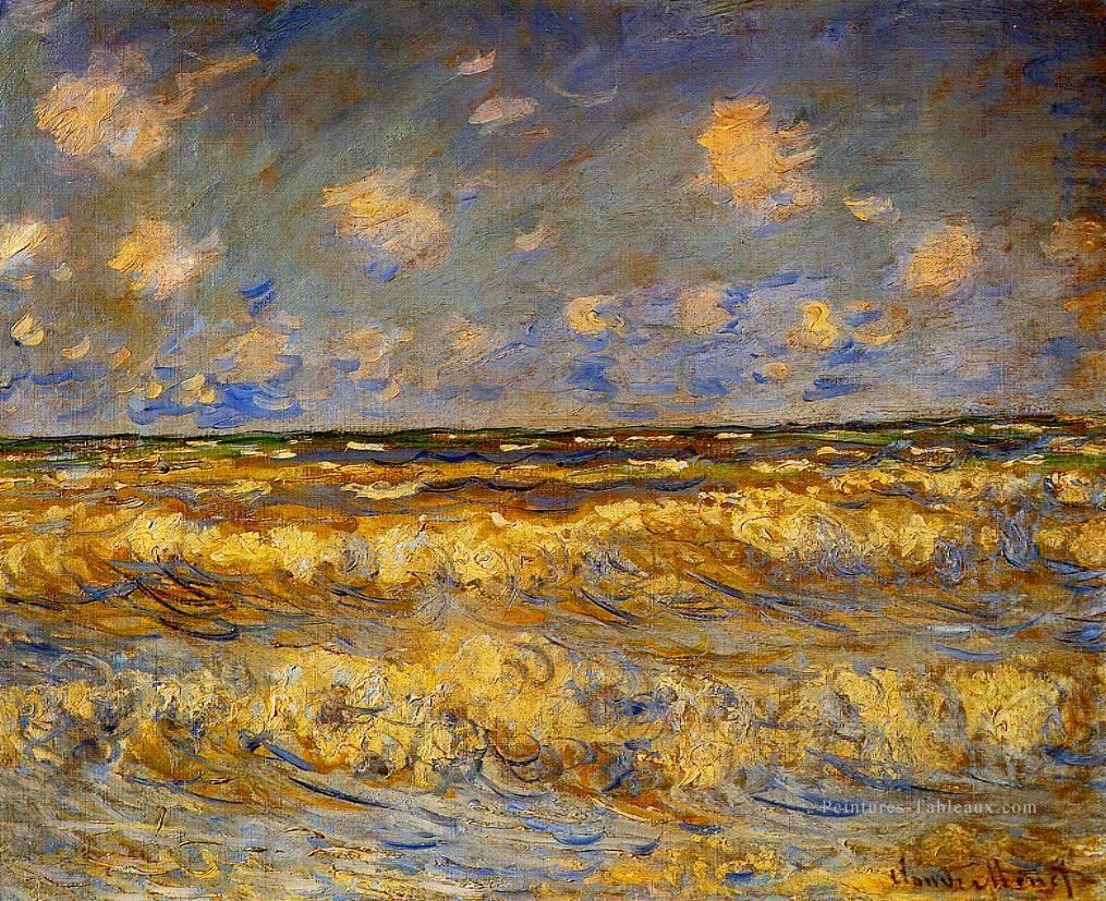 Mer rugueuse Claude Monet Peintures à l'huile